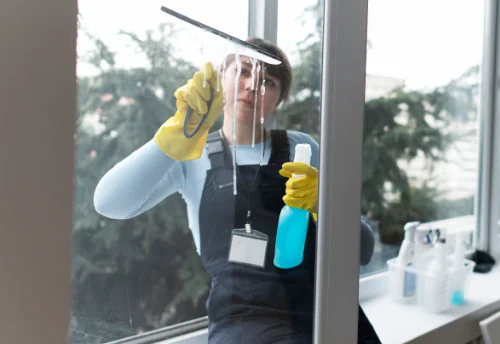 Nettoyage de vitres intérieures et extérieures à Jouy-le-Potier